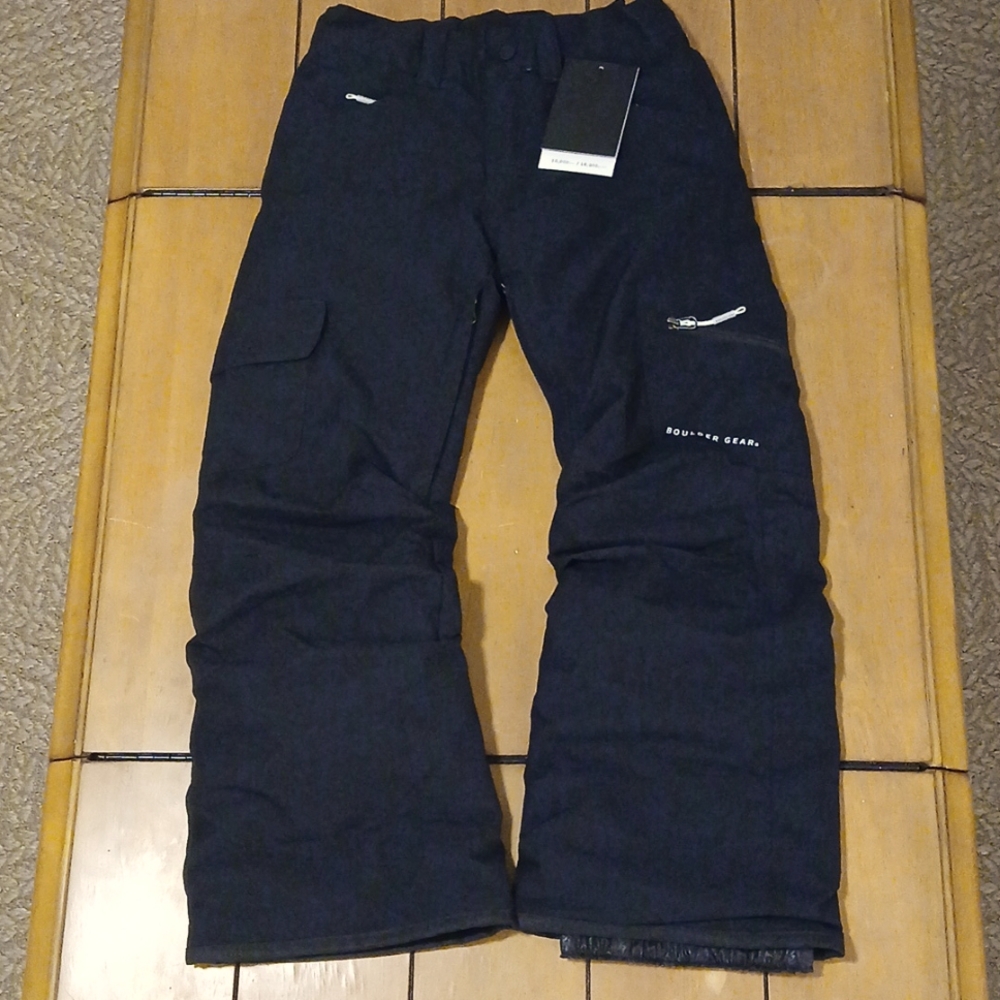 NWT Boulder Gear, Kids size Small, Black Snow Pants